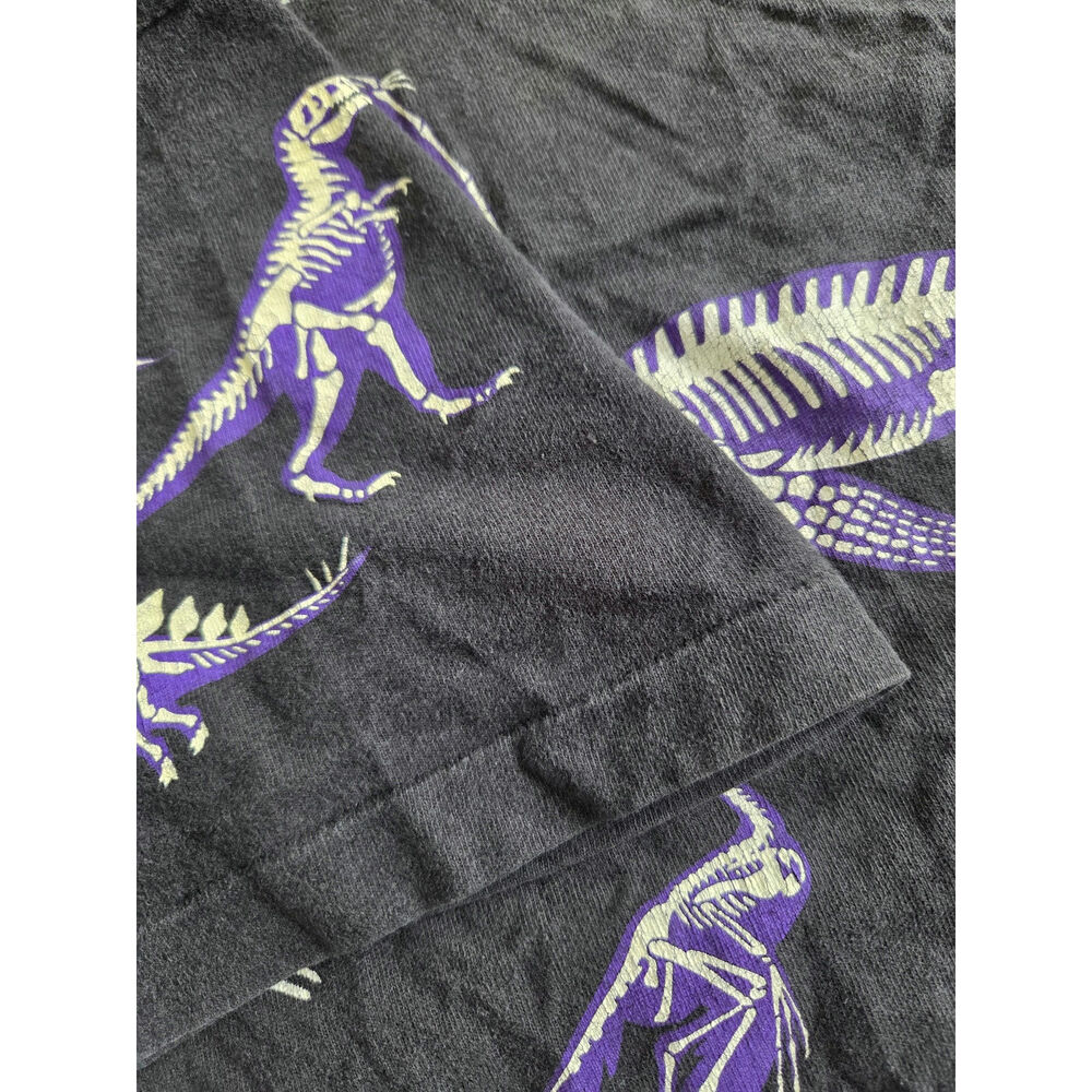 Vintage black dinosaur fossil tee natural science core graphic shirt dinocore